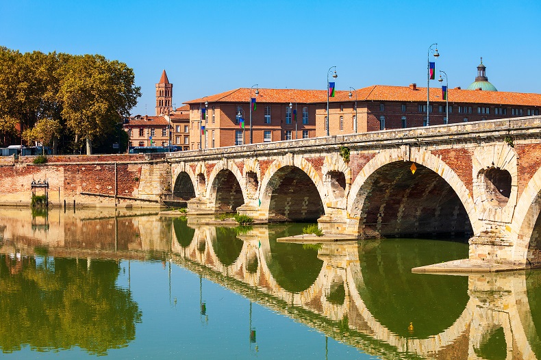 Pont Neuf Brcke in Toulouse